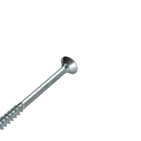 1 x VBA Vis bois agglo Tête fraisée Pozi N°3 6X140 Filetage partiel Acier zingué