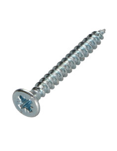 VBA Vis bois agglo Tête fraisée Pozi N°1 3X45 Filetage...