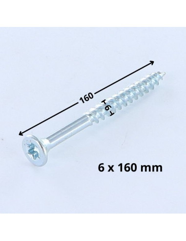 1 x VBA Vis bois agglo Tête fraisée TORX T25...