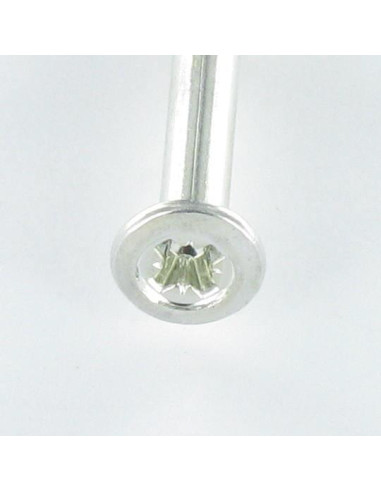1 x Cheville Tête fraisée à clou Acier zingué 6X40