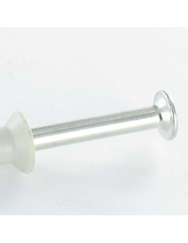 1 x Cheville Tête fraisée à clou Acier zingué 6X40