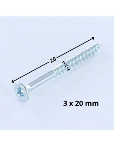 1 x VBA Vis bois agglo Tête fraisée TORX T10...