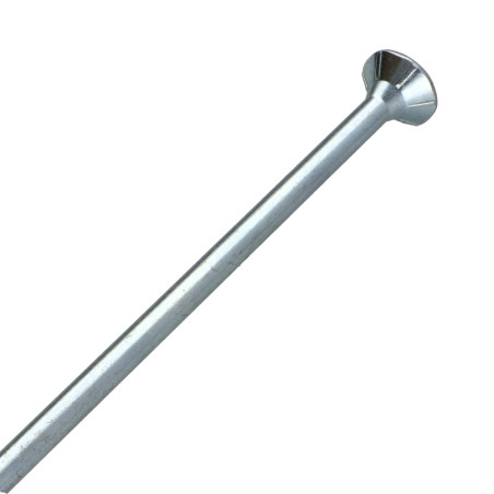 1 x Vis charpente TEKOR Tête fraisée Cranté TORX T40 8X240 Filetée sur 100 Pointe antifendage type 17 Acier zingué