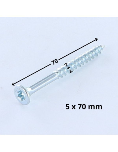 1 x VBA Vis bois agglo Tête fraisée TORX T25...