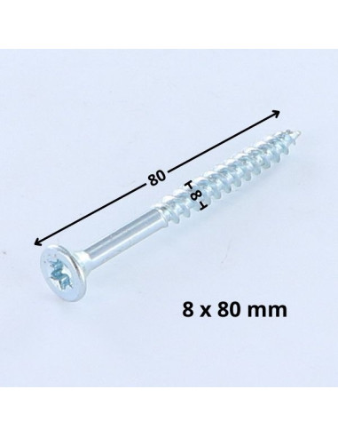 1 x VBA Vis bois agglo Tête fraisée TORX T40...