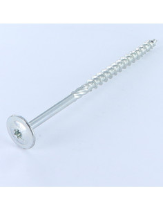 VBA Vis bois agglo Tête disque TORX T25 5X100 Acier zingué