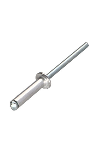 1 x Rivet aveugle Aluminium Tige acier 3.2X10...