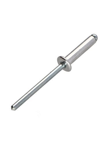1 x Rivet aveugle Aluminium Tige acier 6X10...