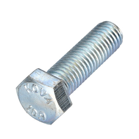 1 x Vis métaux Tête hexagonale TH Pas Gauche M7X50 Classe 10.9 acier geomet
