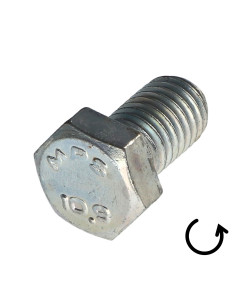 Vis métaux Tête hexagonale TH Pas Gauche M4X10 Classe... 2