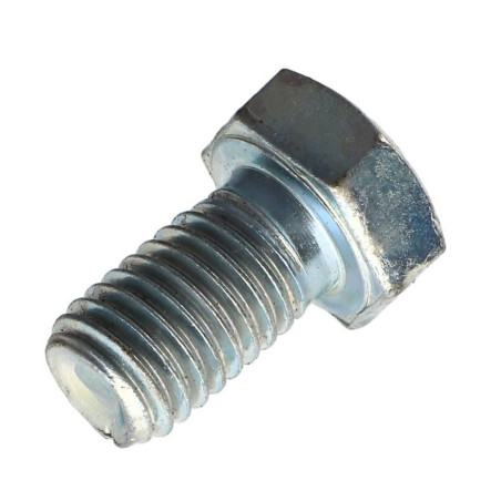 1 x Vis métaux Tête hexagonale TH Pas Gauche M4X16 Classe 10.9 acier geomet
