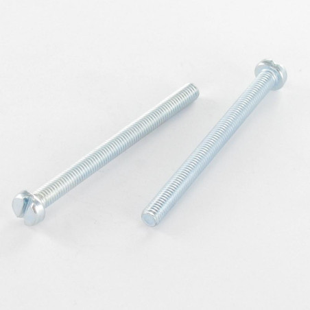 1 x Vis métaux Tête cylindrique TC Fendue M4X30 Acier zingué
