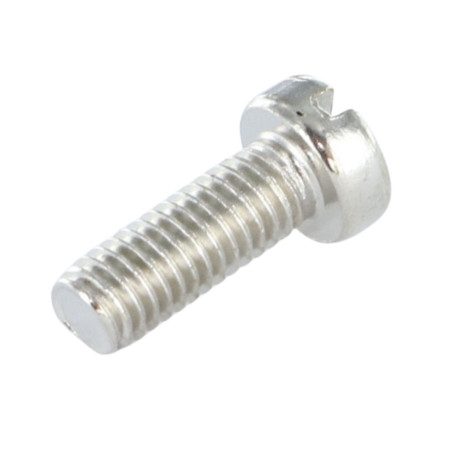 1 x Vis métaux Tête cylindrique TC Fendue M2X8.5 Acier brut microvis