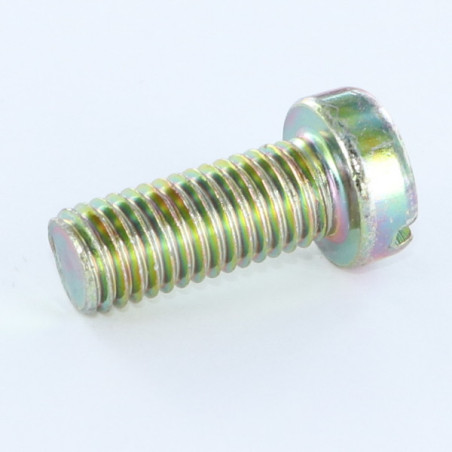 1 x Vis métaux Tête cylindrique TC Fendue M5X50 Bichromaté