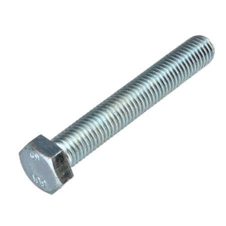1 x Vis métaux Tête hexagonale TH Pas Gauche M10X80 Classe 10.9 acier geomet