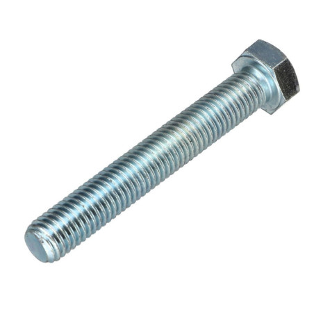 1 x Vis métaux Tête hexagonale TH Pas Gauche M10X80 Classe 10.9 acier geomet