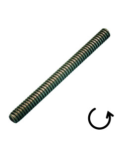 Tige filetée TR14X4 1 mètre Trapézoidale Gauche Acier brut 2