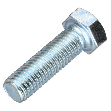 1 x Vis métaux Tête hexagonale TH Pas Gauche M10X40 Classe 10.9 acier geomet