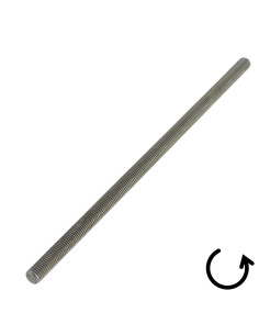 Filet Acier brut M10X295 Pas Gauche