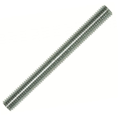 1 x Tige filetée M20 Longueur 1 mètre Pas Gauche Inox A2