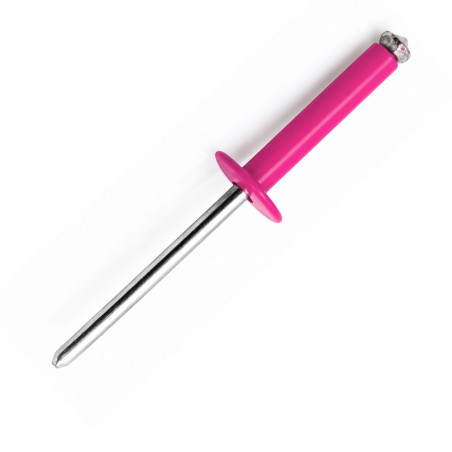 1 x Rivet aveugle éclate GOSTAR Aluminium Tige acier Tête Ronde Standard 4X16 RAL4010