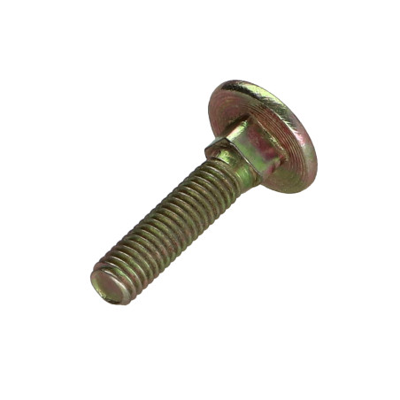 1 x TRCC JAPY tête ronde collet carré M5X22 Filetage total COLCAR 6 Bichromaté