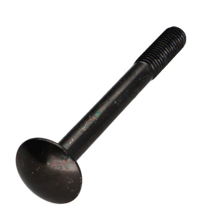 1 x TRCC JAPY tête ronde collet carré M8X80 Filetée sur 22 Filetage partiel Acier zingué noir