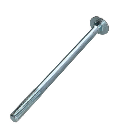 1 x TRCC JAPY tête ronde collet carré M16X140 Filetage partiel Acier zingué