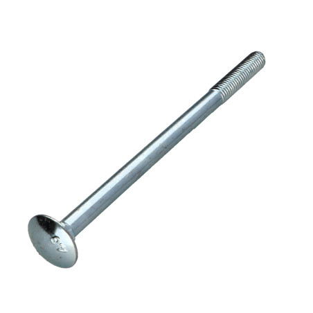 1 x TRCC JAPY tête ronde collet carré M6X150 Filetage partiel Acier zingué