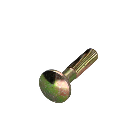 1 x TRCC JAPY tête ronde collet carré M7X35 Filetage partiel Bichromaté