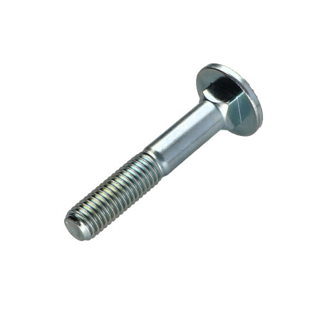 1 x TRCC JAPY tête ronde collet carré M10X40 Filetage partiel Acier zingué