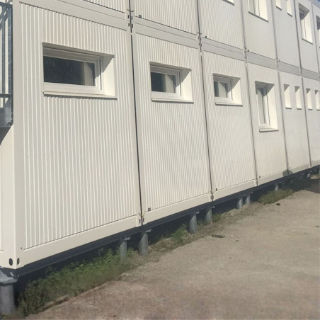 1 x Extension pour vis de fondation 76X3.6X1500 Forte tenue à la corrosion Acier galvanisé à chaud