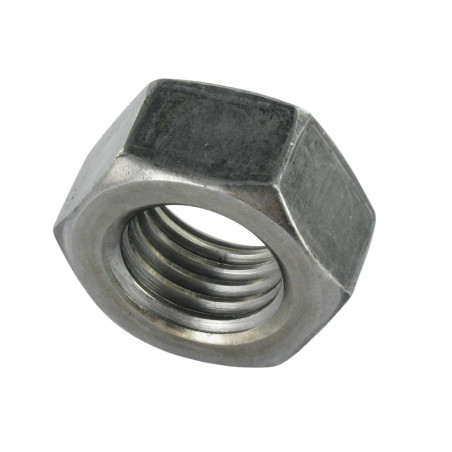 1 x Ecrou hexagonale M24 Pas Gauche Classe 8 Acier brut