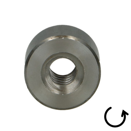 1 x Ecrou Cylindrique Filet Trapézoidale Droite 12X3 BRONZE
