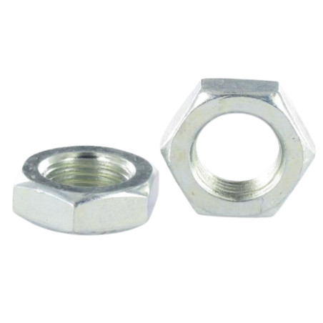 1 x Ecrou hexagonal bas hm/contre Ecrou M16 Pas de 200 Pas Gauche Acier zingué