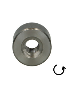 Ecrou Cylindrique Filet Trapézoidale Gauche 16X4 BRONZE 2