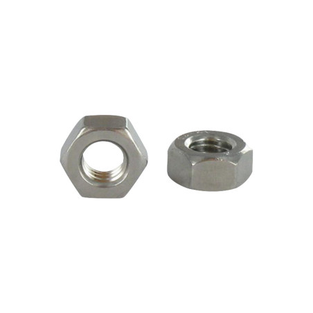 1 x Ecrou HUAGONAL Pas Gauche M10 Inox A4
