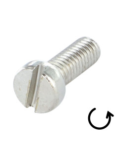 Vis métaux Tête cylindrique bombée TCB Fendue M10X70... 2
