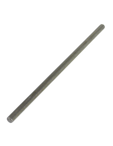 1 x Filet Acier brut M10X295 Pas Gauche