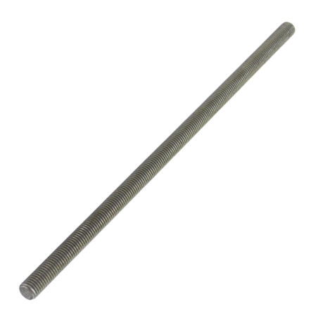 1 x Filet Acier brut M10X295 Pas Gauche