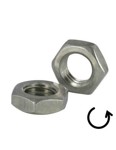 1 x Ecrou hexagonal bas hm/contre Ecrou Pas...