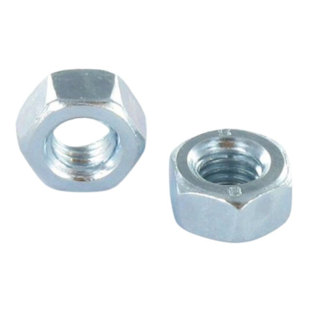1 x Ecrou hexagonale M22 Pas Gauche Classe 8 Acier zingué