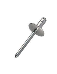 Rivet aveugle Aluminium Tige acier 4.8X17 Tête large... 2