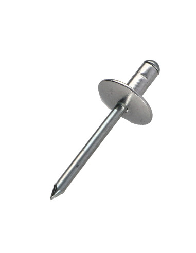 1 x Rivet aveugle Aluminium Tige acier 4X17...
