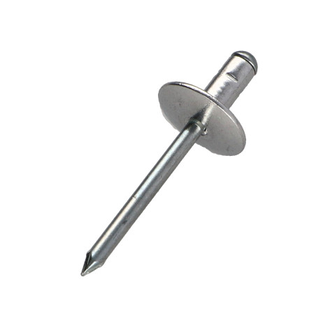 1 x Rivet aveugle Aluminium Tige acier 4.8X15 Tête large Multi-serrage POLYGRIP