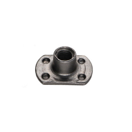 1 x Ecrou cylindrique à souder Bossage extérieur M10 26X18 hauteur 12 Acier brut