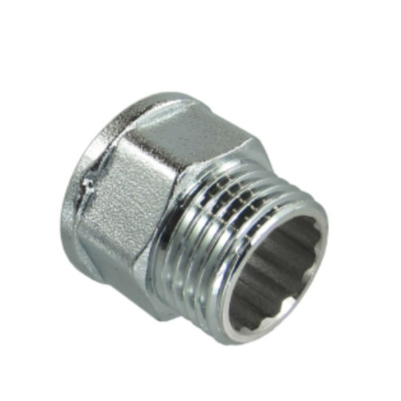 1 x Mamelon hexagonal Figure 529 Mâle/Femelle 26x34 (1") Laiton chrome