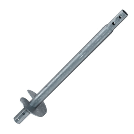1 x Extension pour vis de fondation 89X5X1500 Forte tenue à la corrosion Acier galvanisé à chaud