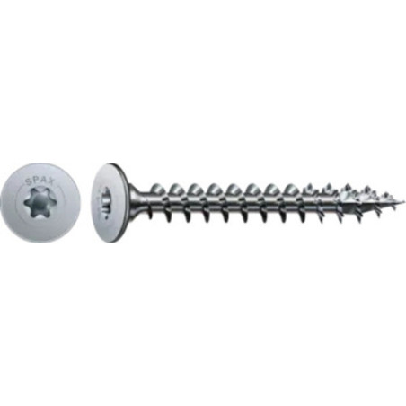1 x Spax Vis bois Tête plate 3X20 Filetage total TORX T10 4CUT WIROX microvis