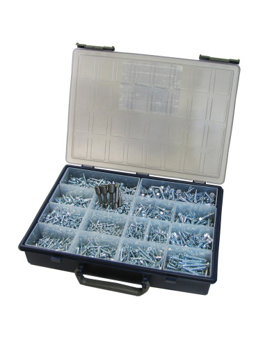 1 x Assortiment de 1775 Vis autoperceuse Tête...